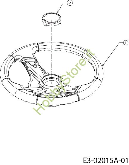 Picture of Volante POLO 108/15,5 H Cat.2007 Trattorino