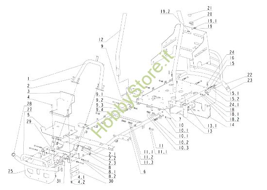 Picture of Telaio APACHE 92 4x4 Cat.2007 Trattorino
