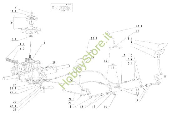 Picture of Trasmissione (1/2) APACHE 92 4x4 Cat.2007 Trattorino