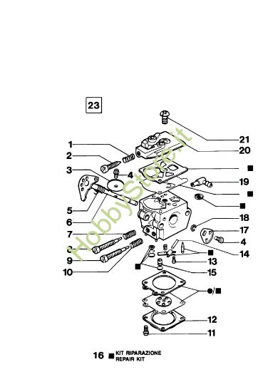 Picture of Carburatore WT-302 935 DX Motosega