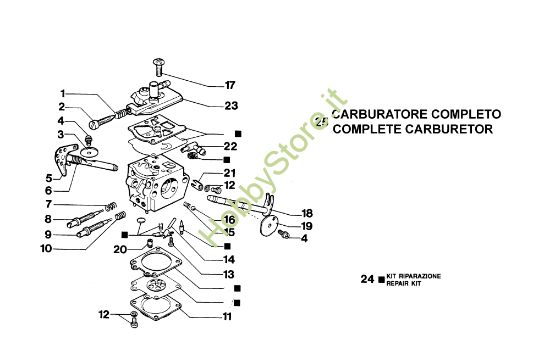 Picture of Carburatore WT-162A 938 Motosega