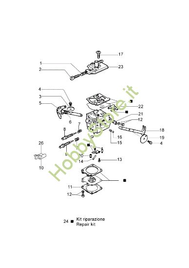 Picture of Carburatore WT-494A (EURO1) 941 Motosega
