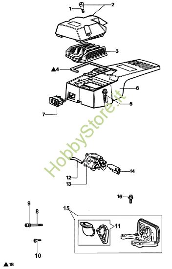 Picture of Filtro aria e carburatore 970 Motosega