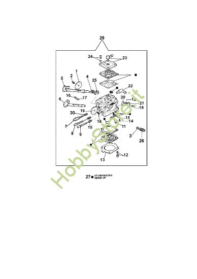 Picture of Carburatore WJ-63 980 Motosega
