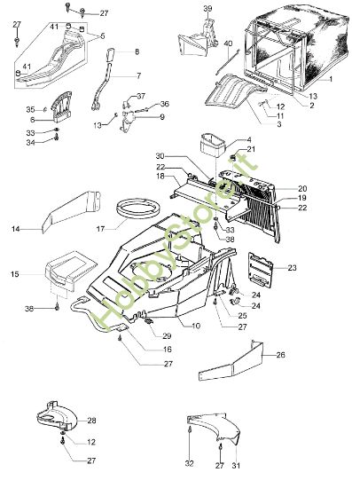 Picture of Carcassa LUX 55 TBX Rasaerba