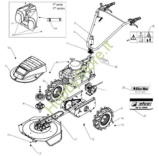 Picture of Telaio (fino a 2011) WB 52 VBR6 Sfalciatutto