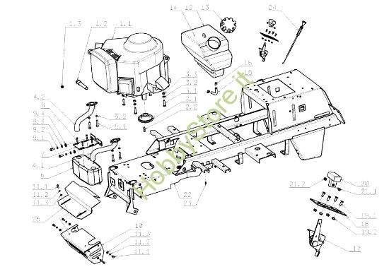 Picture of Motore OM 105J/16H Cat.2008 Trattorino
