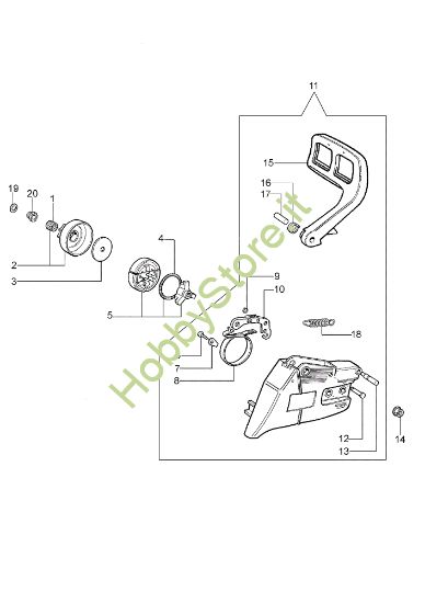 Picture of Frizione 936 Motosega
