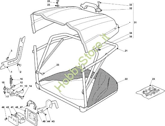 Picture of Sacco (Parte fissa) OM 91C/11,5M Cat.2008 Trattorino
