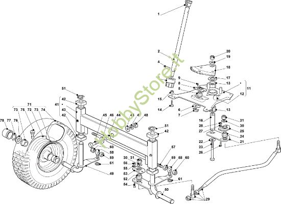 Picture of Sterzo OM 91C/11,5M France Cat.2008 Trattorino (solo per il mercato francese)