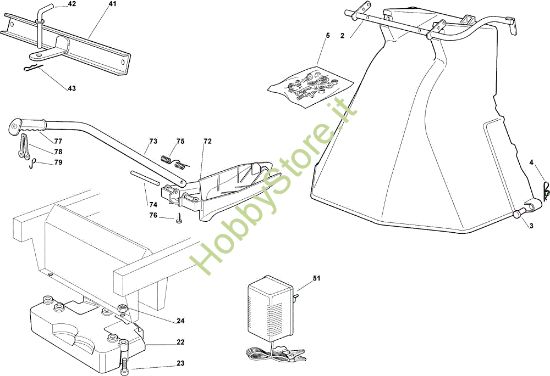 Picture of Accessori a richiesta OM 91C/11,5M France Cat.2008 Trattorino (solo per il mercato francese)