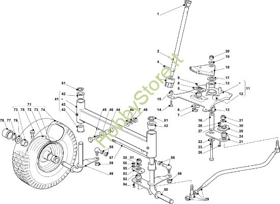 Picture of Sterzo OM 93C/13,5M France Cat.2008 Trattorino (solo per il mercato francese)