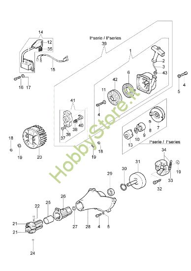 Picture of Avviamento e frizione SPARTA 44 Decespugliatore