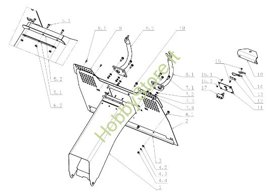 Picture of Raccoglierba OM 105J/17,5H Cat.2008 Trattorino