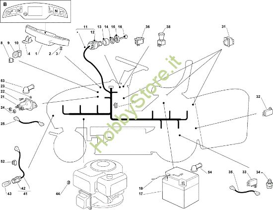 Picture of Parti elettriche OM 102C/18,5H Cat.2008 Trattorino