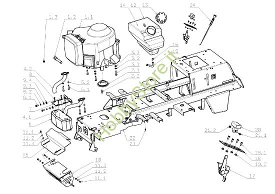 Picture of Motore OM 105J/18H Cat.2008 Trattorino