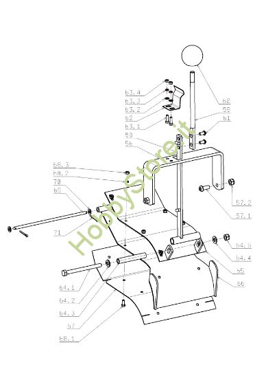 Picture of Piatto di taglio (3/3) OM 105J/18H Cat.2008 Trattorino