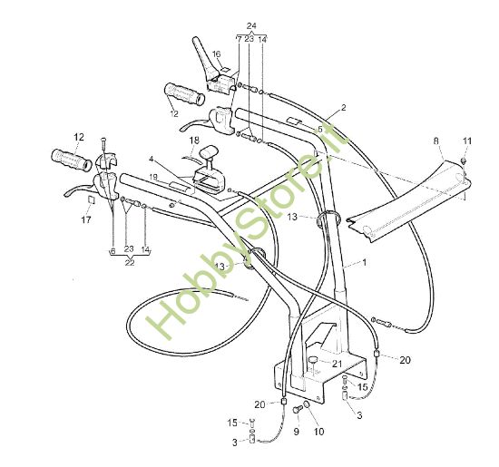 Picture of Comandi manubrio CR 340 Transporter