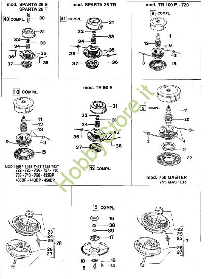 Picture of Testine nylon 433 BP Decespugliatore