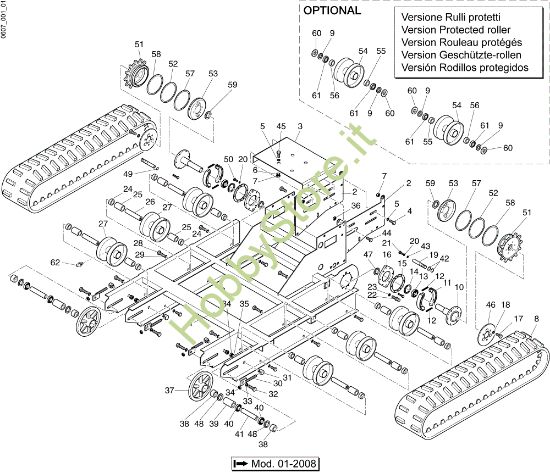 Picture of Telaio CR 560 (Fino/Until 2013) Transporter