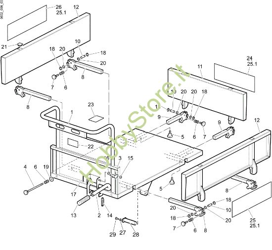 Picture of Sponda (ribaltabile) CR 560 (Fino/Until 2013) Transporter
