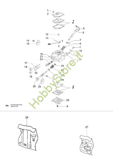 Picture of Carburatore WJ-121 GS 720 Motosega