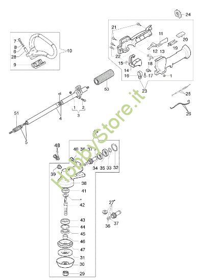 Picture of Trasmissione Ø28 BC 380 S Decespugliatore