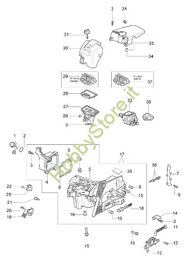 Picture of Basamento GS 370 (Euro 2) Motosega