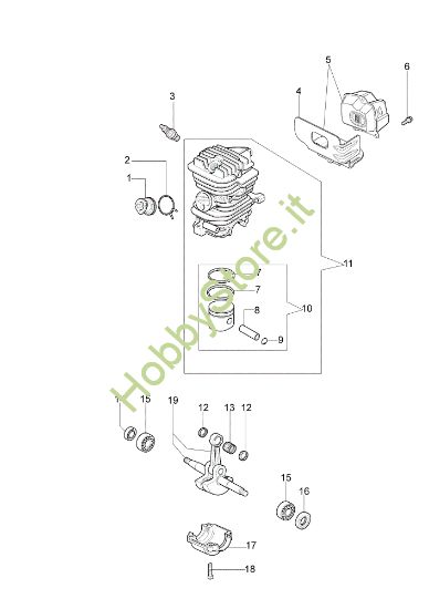 Picture of Motore GS 410 C (Euro 2) Motosega