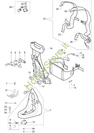 Picture of Telaio BCF 420 (Euro1 / Euro2) Decespugliatore
