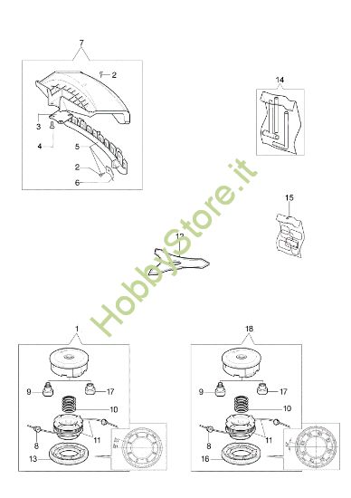 Picture of Accessori BCF 420 (Euro1 / Euro2) Decespugliatore