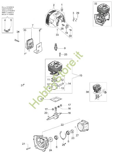 Picture of Motore BC 280 T Decespugliatore