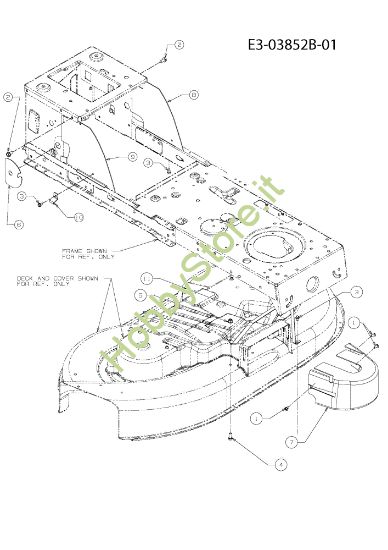 Picture of Protezione cinghie TORNADO 108/15.5 T Trattorino