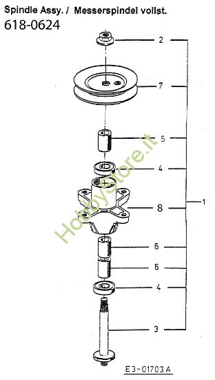 Picture of Supporto lame TORNADO 108/15.5 T Trattorino