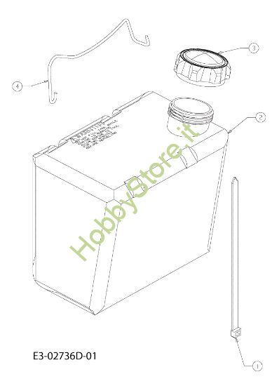 Picture of Serbatoio TORNADO 108/17,5 H Trattorino