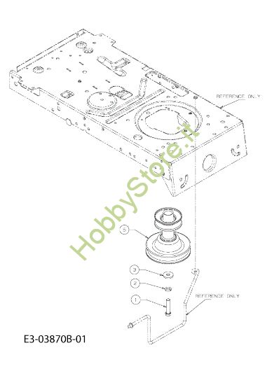 Picture of Leva e puleggia motore KROSSER 80/12.5 T Trattorino