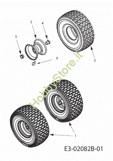 Picture of Ruote anteriori KROSSER 80/12.5 T Trattorino
