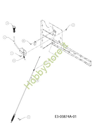 Picture of Leva innesto lame KROSSER 80/12.5 T Trattorino