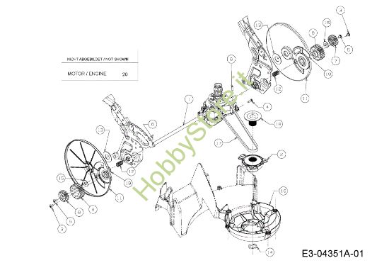 Picture of Assale posteriore G 55 VBX 4 in 1 Rasaerba