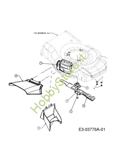 Picture of Gruppo lame G 55 VBX 4 in 1 Rasaerba