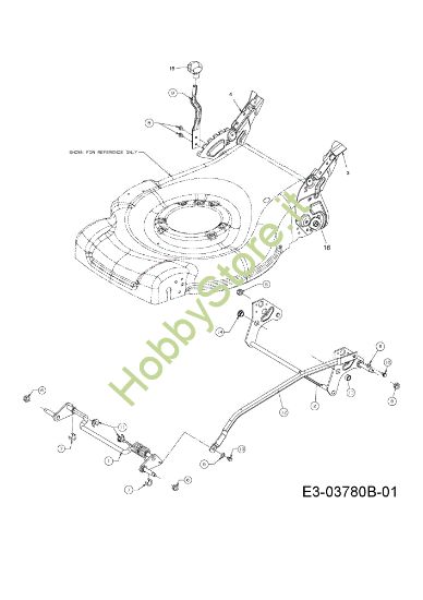 Picture of Sistema altezza di taglio G 55 VBX 4 in 1 Rasaerba