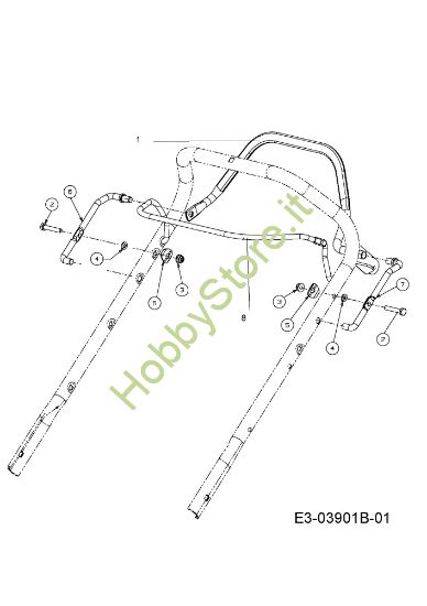 Picture of Leve comandi G 55 VBX 4 in 1 Rasaerba