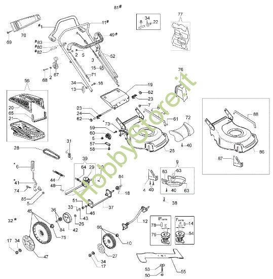 Picture of Esploso G 53 THX ALLROAD Rasaerba