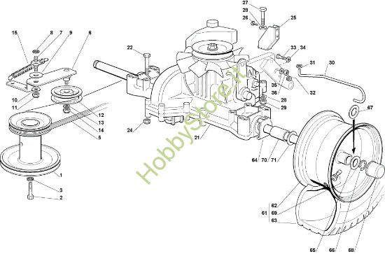 Picture of Trasmissione OM 72C/12,5H Cat.2009 Trattorino
