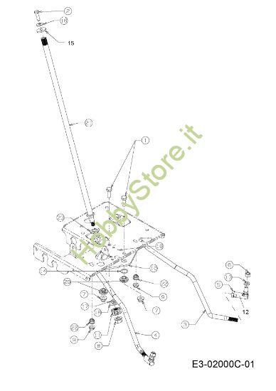 Picture of Gruppo sterzo KROSSER 92/15 H Trattorino