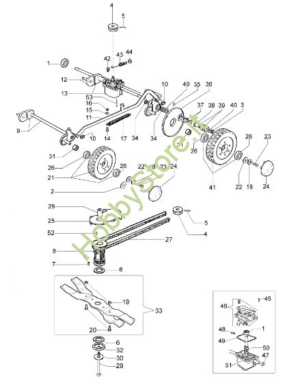 Picture of Gruppo assale (Fino a Febbraio '13) LUX 55 TBD Rasaerba
