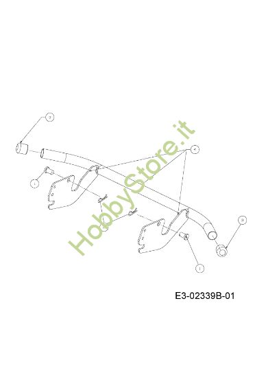 Picture of Paraurti KROSSER PLUS 105/17,5 H Trattorino
