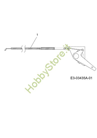 Picture of Cavo acceleratore KROSSER PLUS 105/22 H Trattorino