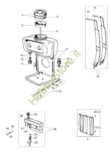 Picture of Gruppo serbatoio MB 80 Atomizzatore