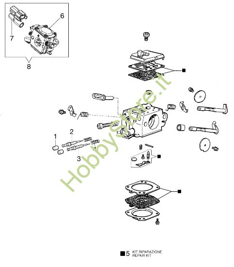 Picture of Carburatore HDA-314 952 Motosega